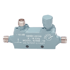 Couplers - SMA (F) 0.5 GHz to 18 GHz, Miniature Stripline (Maximally Flat +/- 0.5dB) 50 Watt