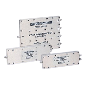 Power Dividers and Hybrids - SMA (F) 2/3/4/8 Way 0.5 GHz to 8 GHz 0.5 Watt (Broadband, Commercial)